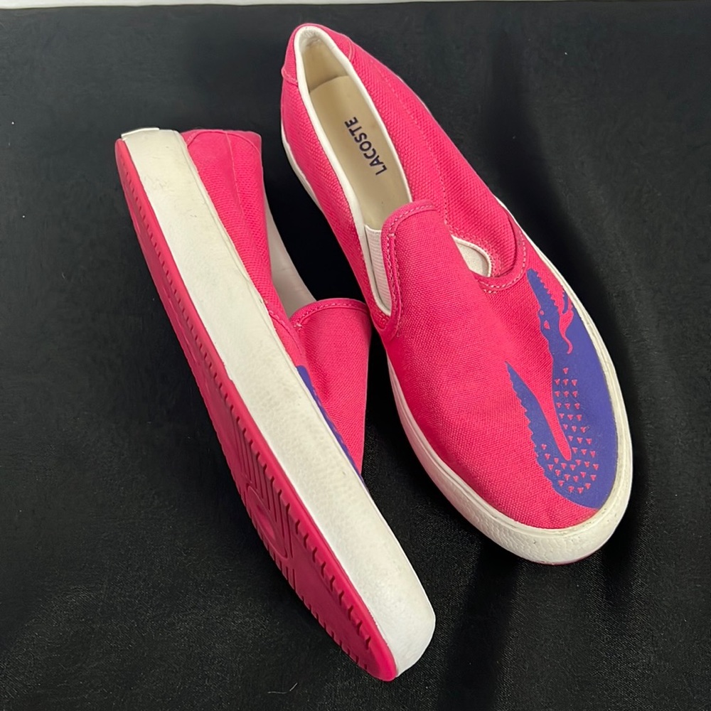 Lacoste Slip On Shoes Size 5 US/3 UK